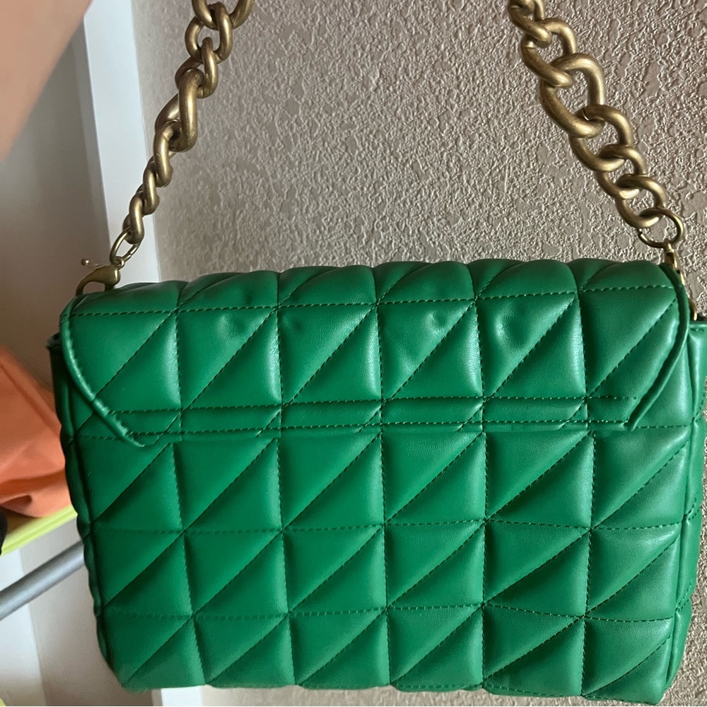 Zara green bag